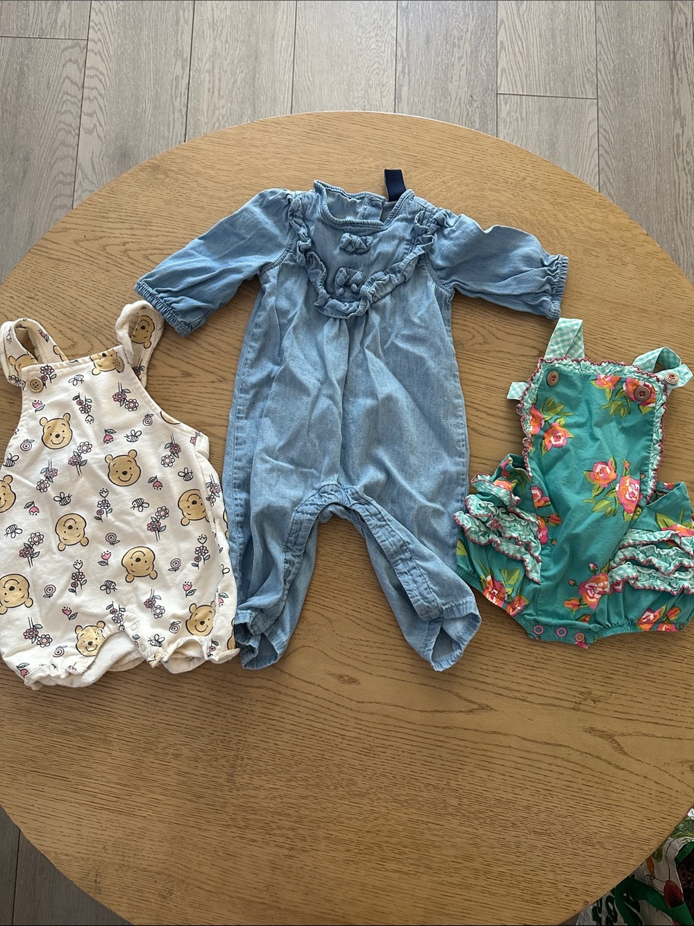 Girls' Romper bundle 3/6 months fleece lined